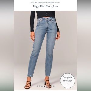 Abercrombie High Rise Mom Jean